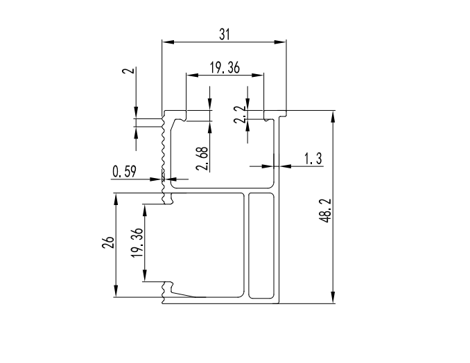 solar panel bracket aluminium mounting Drawing solar panel bracket aluminium mounting Drawing