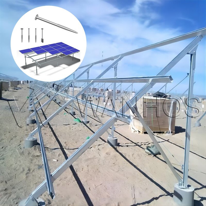 PV Ground Mount Solar Racking Detail_03 PV Ground Mount Solar Racking Detail_03