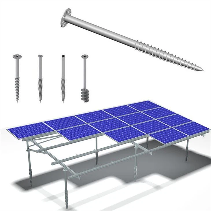 Ground Screw Pile For Solar Mount Racking Systems
