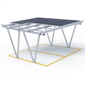 Quyosh suv o'tkazmaydigan Carport qavslari